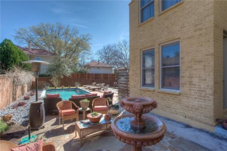 Fort Worth Historic Home for Sale 1209 Elizabeth Boulevard, Back Yard